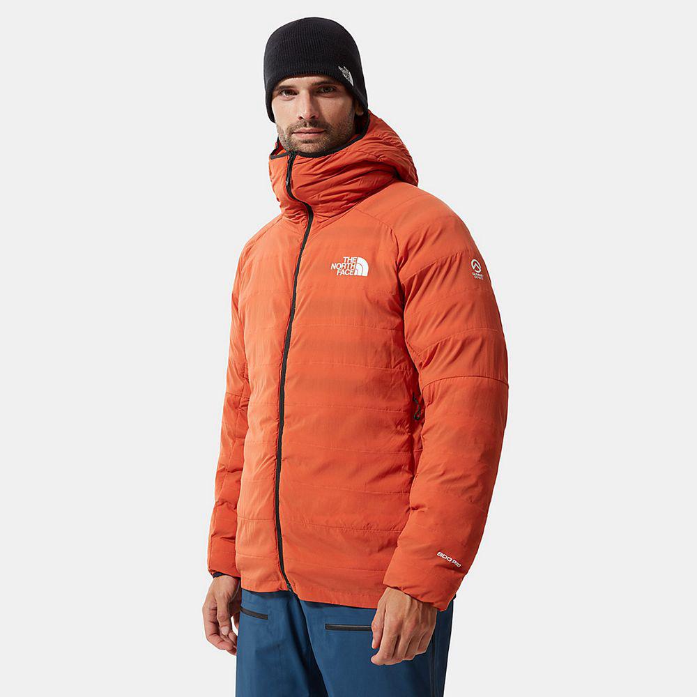 The North Face L3 50/50 Hooded Ανδρικα Μπουφάν Πουπουλένια - Πορτοκαλι (URCE82571)